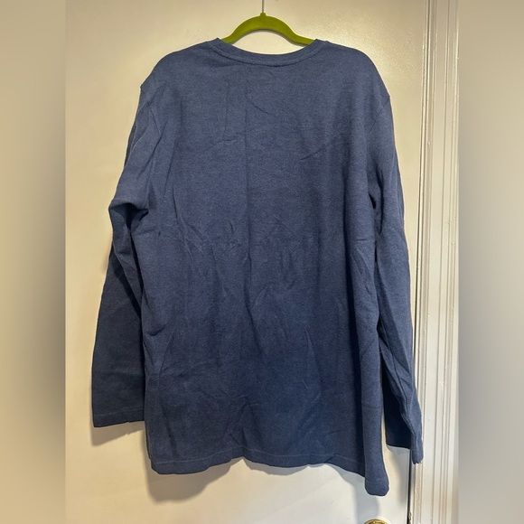 NWT Covington Blue Navy Striped Pullover Crewneck Sweater Shirt Men's XL. - Picture 2 of 9